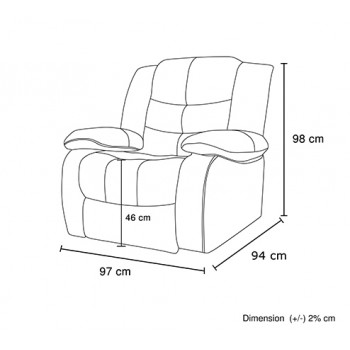 Manual Recliner Sofa Package - Doris 3+2+1 Seater Suite in Premium Faux Leather with Wooden Frame