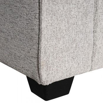 Victoria Corner Sofa Chaise with Reversible Console and Premium Fabric