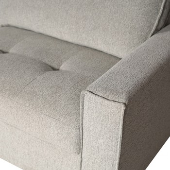Victoria Corner Sofa Chaise with Reversible Console and Premium Fabric