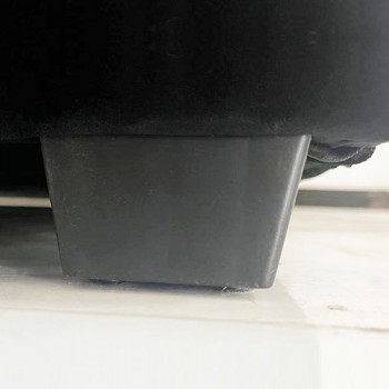 Raphael Black Velvet Gas Lift Bed Frame