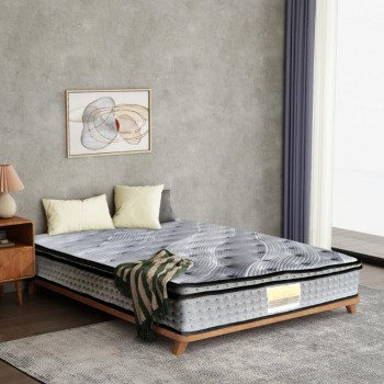 Firm Euro Top Pocket Spring Mattress - Hotel Collection 9-Zone Support with Hypoallergenic Padding