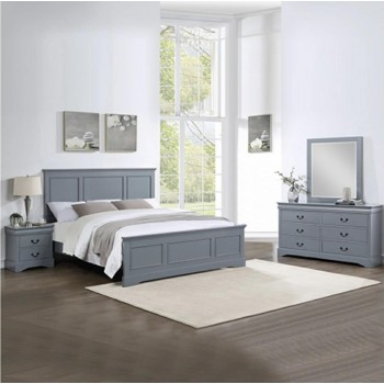 Caila 4 Pcs (Dresser) Solid Wood Bedroom Suite In Multiple Size & Colour