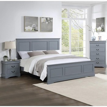 Caila 4 Pcs (Tallboy) Solid Wood Bedroom Suite In Multiple Size & Colour
