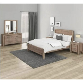 Nikoly 4 Pcs (Dresser) Bedroom Suite In Acacia Timber In Multiple Size & Colour