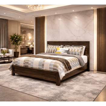 Nikoly Solid Acacia Timber Bed Frame in Multiple Size& Color 