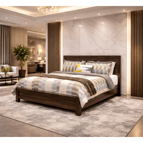 Nikoly Solid Acacia Timber Bed Frame in Multiple Size& Color 