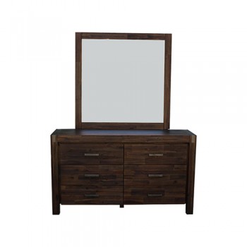 Nikoly 4 Pcs (Dresser) Bedroom Suite In Acacia Timber In Multiple Size & Colour