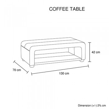 Leather Coffee Table with Storage - Diana Premium Bonded Leather with Tempered Glass Top in Black