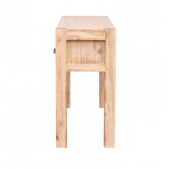 Nikoly Solid Acacia Hall Table with 2 Drawers