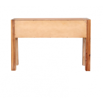 Nikoly Solid Acacia Hall Table with 2 Drawers