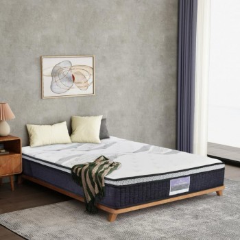 Luxury Hotel Collection Euro Top Pocket Spring Coil with Knitted Fabric Medium Firm Mattress