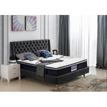 Luxury Hotel Collection Euro Top Pocket Spring Coil with Knitted Fabric Medium Firm Mattress