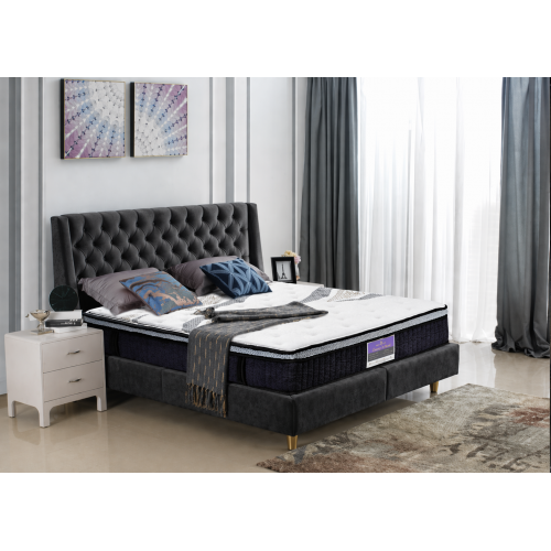 Luxury Hotel Collection Euro Top Pocket Spring Coil with Knitted Fabric Medium Firm Mattress