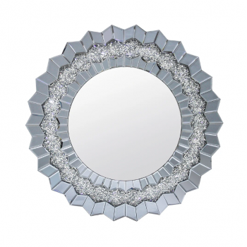 Luxury Smokey Grey Wall Mirror Crafted with Premium-Quality Glass and Elegant Sparkling Finish