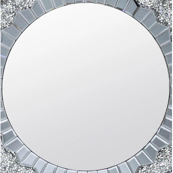 Luxury Smokey Grey Wall Mirror Crafted with Premium-Quality Glass and Elegant Sparkling Finish