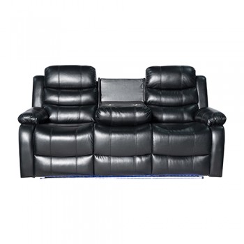 Arabella 3R+2R Manual Recliner Sofa Set in Finest Leatherette with LED Light