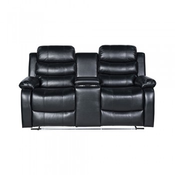Arabella 3R+2R Manual Recliner Sofa Set in Finest Leatherette with LED Light