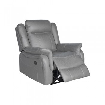 Bently 3R+1R+1R Seater Fabric Power Recliner with USB & Cup Holders 
