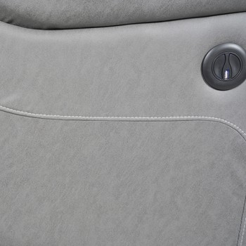 Bently 3R+1R+1R Seater Fabric Power Recliner with USB & Cup Holders 