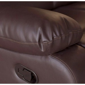 Doris 3+2 Recliner Sofa Suite Faux Leather Manual Multiple Color  