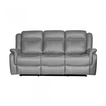Bently 3R+1R+1R Seater Fabric Power Recliner with USB & Cup Holders 
