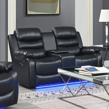Arabella 3R+2R+1R Seater Leatherette Recliner Sofa with LED Lights