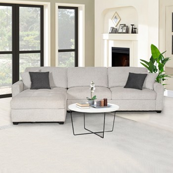 Victoria Corner Sofa Chaise Reversible Fabric Sofa