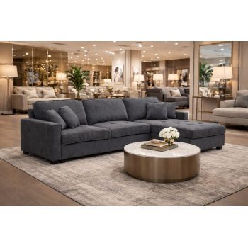 Victoria Corner Sofa Chaise Reversible Fabric Sofa