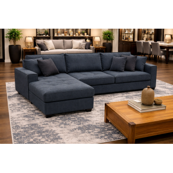 Victoria Corner Sofa Chaise Reversible Fabric Sofa