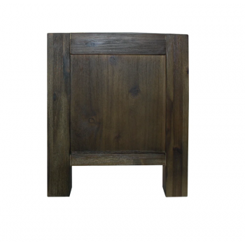 Nikoly Solid Acacia TV Cabinet with Drawers and Open Shelves